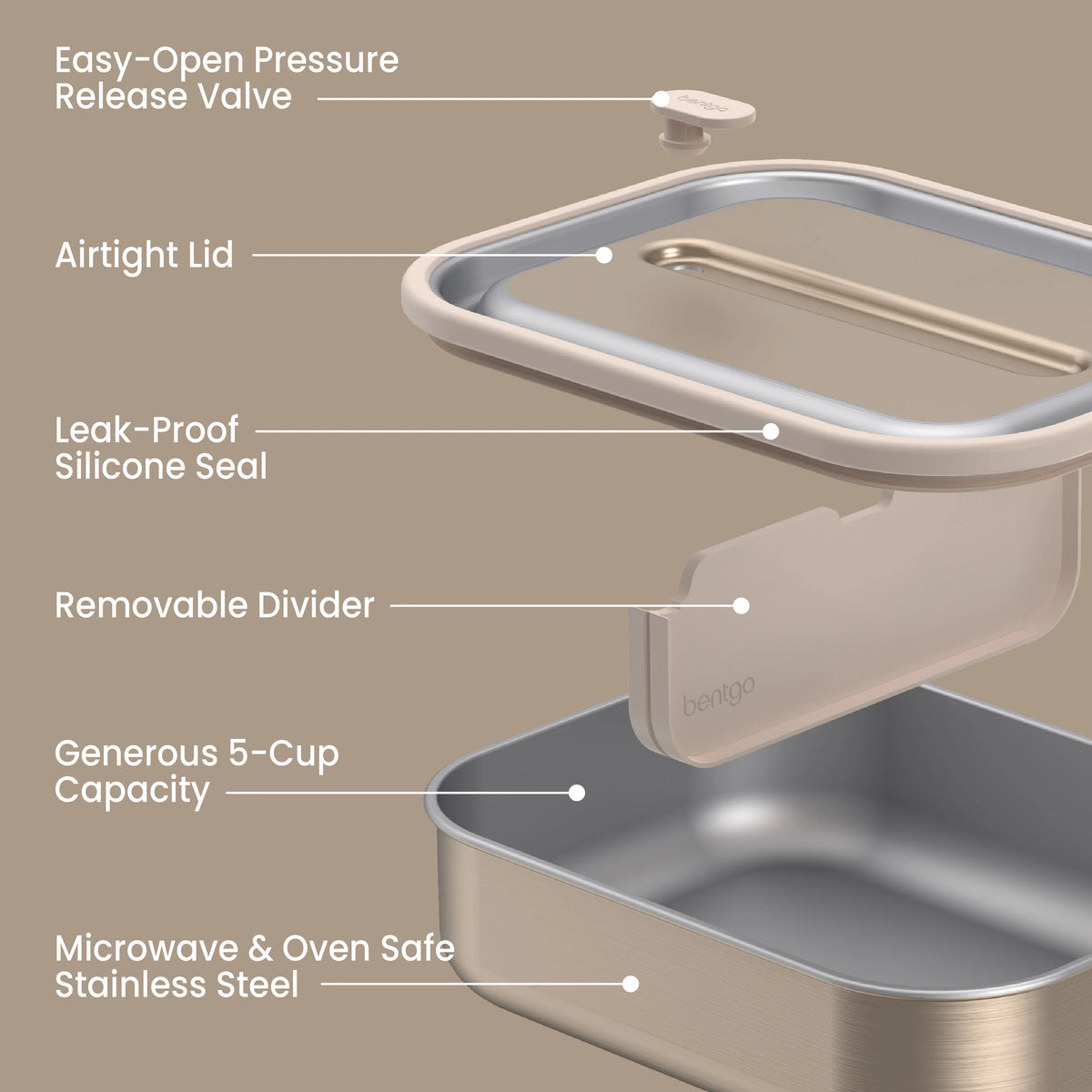 Bentgo MicroSteel Lunch Box