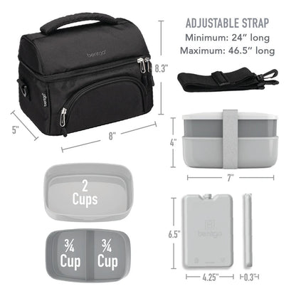 Bentgo® Deluxe 4-Piece Lunch Set