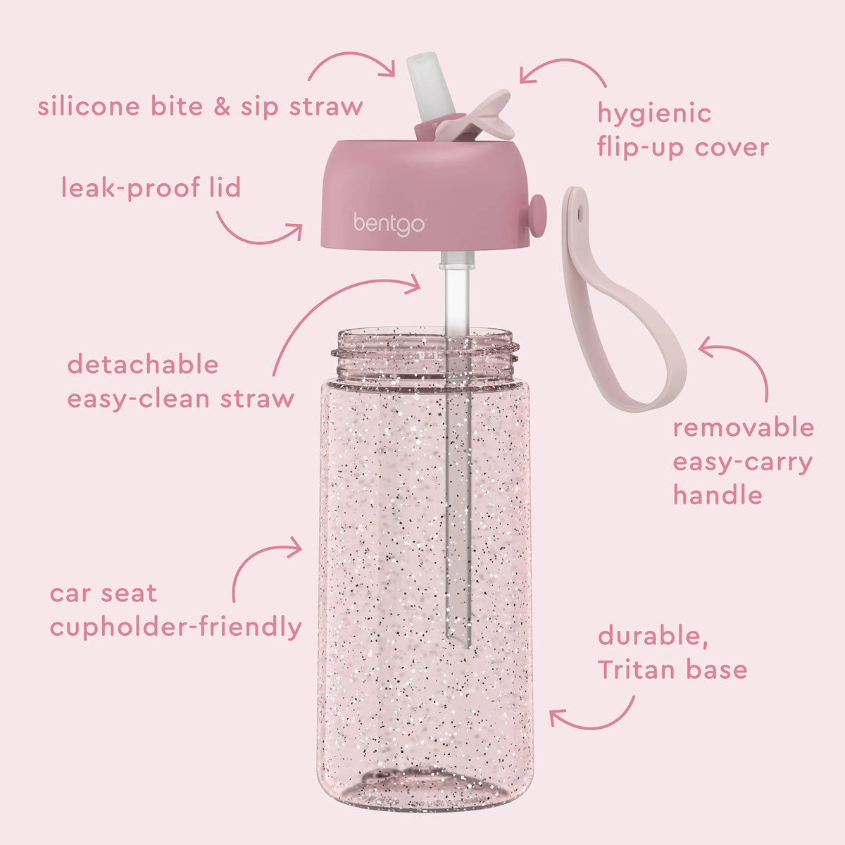 Bentgo Kids Water Bottle (Glitter)