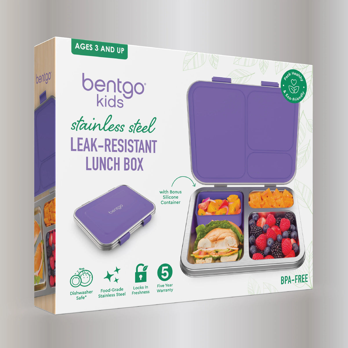 Bentgo Kids Stainless Steel Lunch Box (2-Pack)