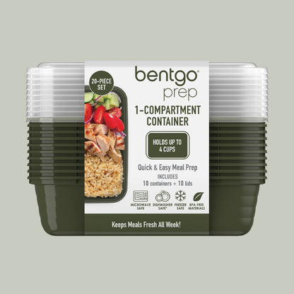 Bentgo Prep 1-Compartment Meal Prep Containers (20-Piece)