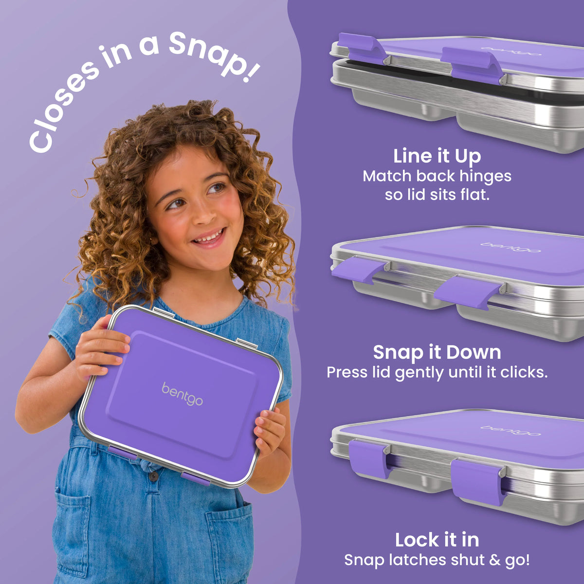 Bentgo Kids Stainless Steel Lunch Box