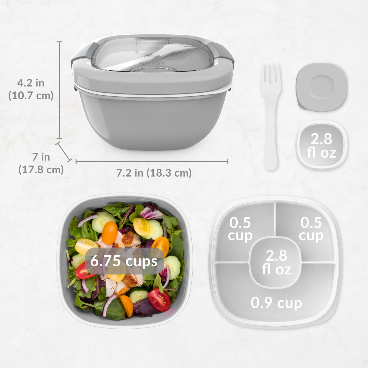 Bentgo Salad Container (2-Pack)