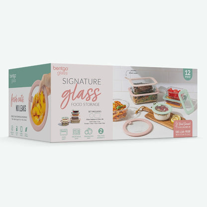 Bentgo Signature Glass Food Storage Set (12-Piece)