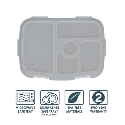 Bentgo Kids Prints Tray with Transparent Cover