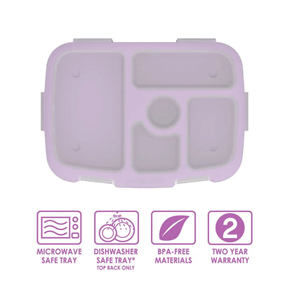 Bentgo Kids Prints Tray with Transparent Cover