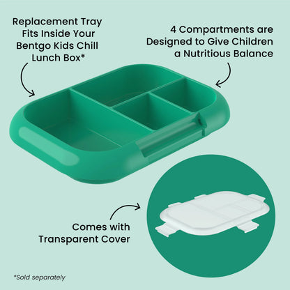 Bentgo Chill Kids Tray with Transparent Cover