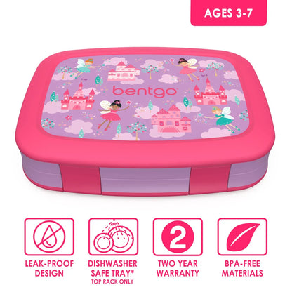 Bentgo Kids Prints Lunch Box, Lunch Bag, & Ice Packs