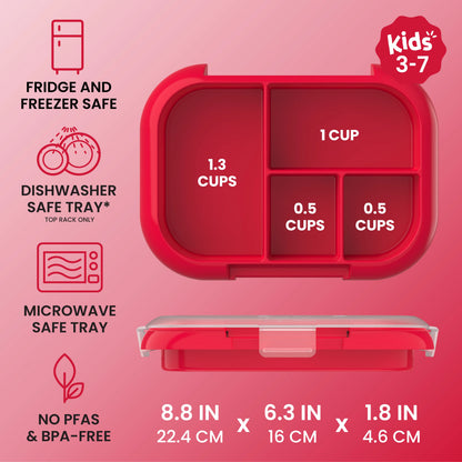 Bentgo Chill Kids Tray with Transparent Cover
