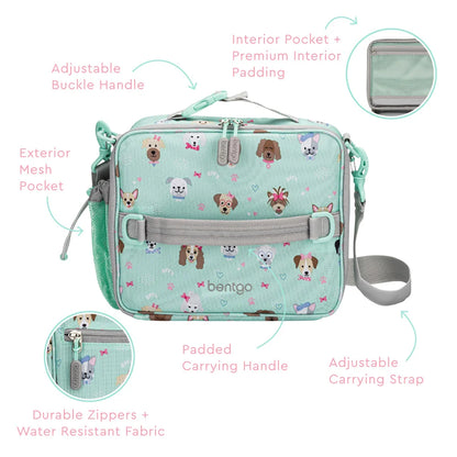 Bentgo Kids Prints Lunch Box, Lunch Bag, & Ice Packs