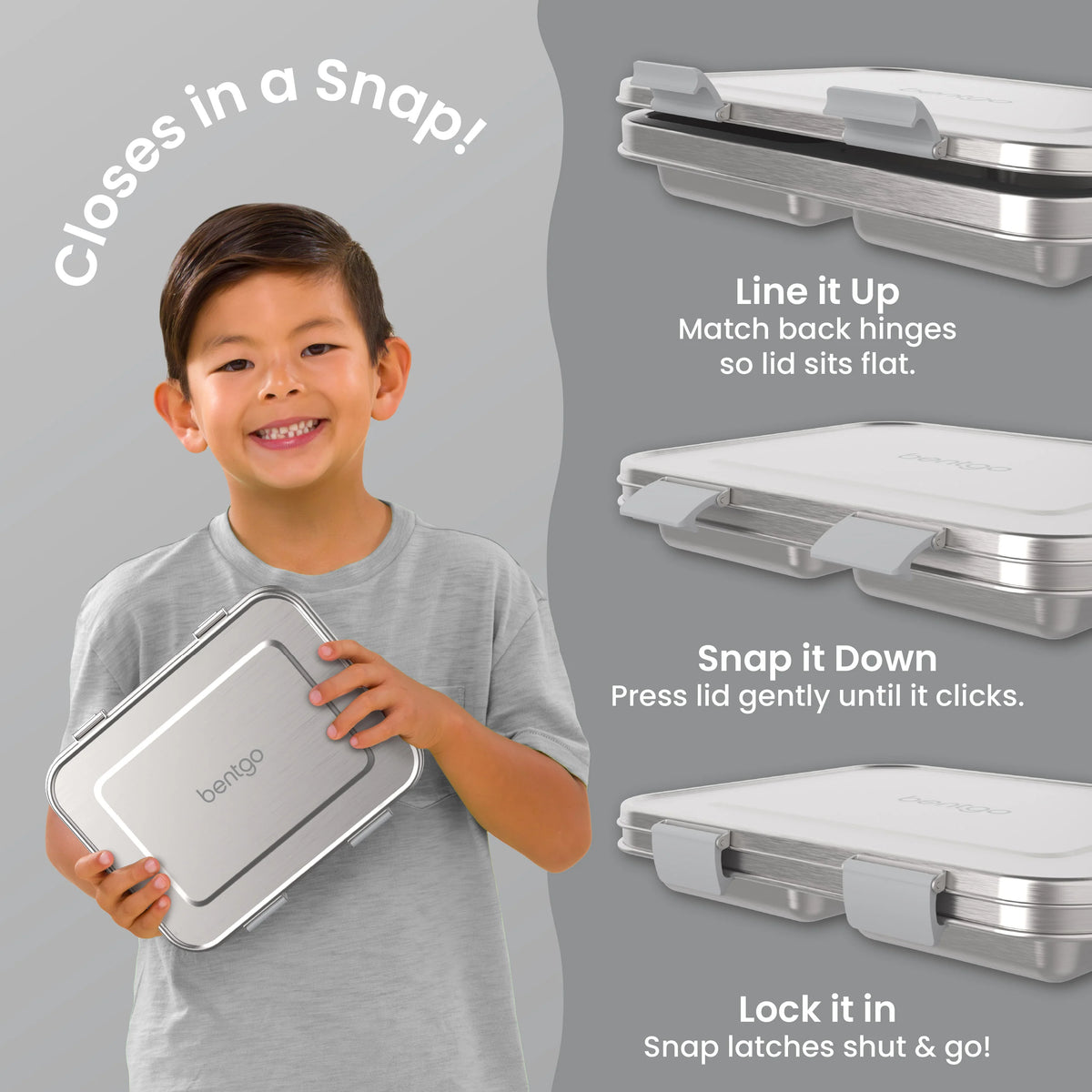 Bentgo Kids Stainless Steel Lunch Box
