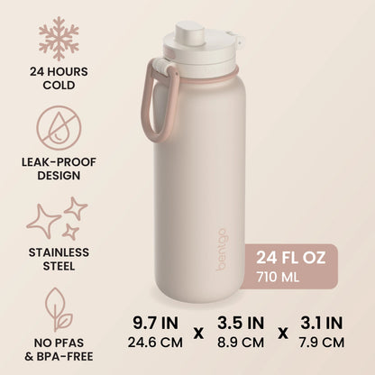 Bentgo Flip 2-in-1 Water Bottle (24 fl oz)