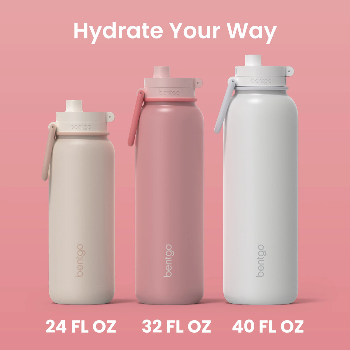 Bentgo Flip 2-in-1 Water Bottle (24 fl oz)