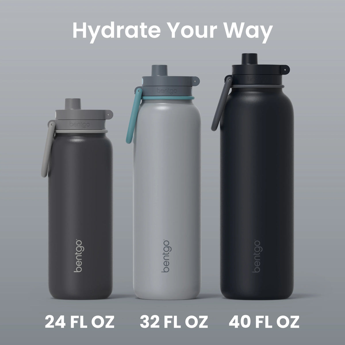 Bentgo Flip 2-in-1 Water Bottle (24 fl oz)