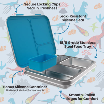 Bentgo Kids Stainless Steel Prints Lunch Box