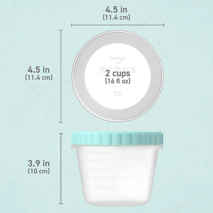 Bentgo Prep Twist-Top Fluid Ounce Containers (20-Piece)