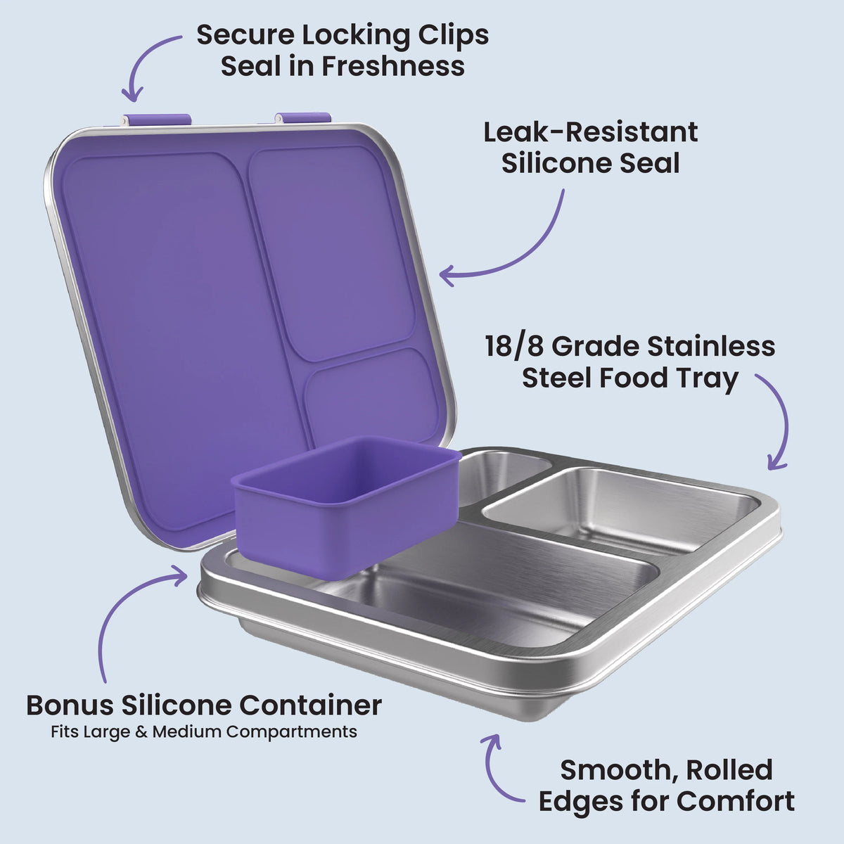 Bentgo Kids Stainless Steel Lunch Box