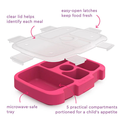 Bentgo Kids Prints Tray with Transparent Cover