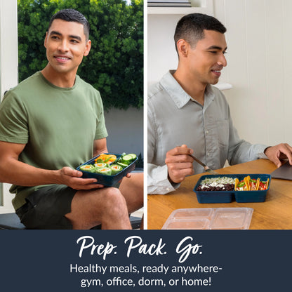 Bentgo Prep 3-Compartment Meal Prep Containers (20-Piece)