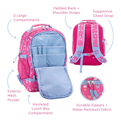 Bentgo Kids Prints Lunch Box & Backpack