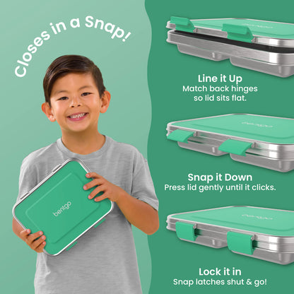 Bentgo Kids Stainless Steel Lunch Box (2-Pack)