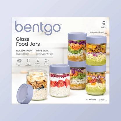 Bentgo Leak-Proof Glass Food Jars (16 fl oz Jars)